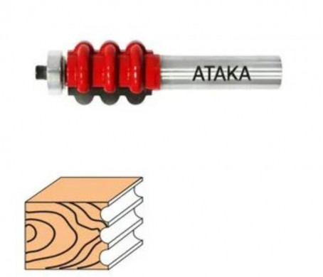 Фреза Атака 692222С кромочная фигурная D22,2/ф12/H28,6